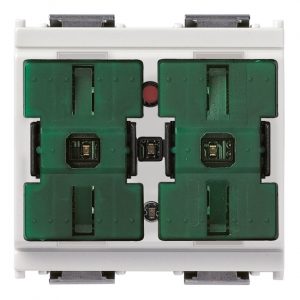 Due Pulsanti Basculanti+Att.Tapparelle B VIMAR R16967.B