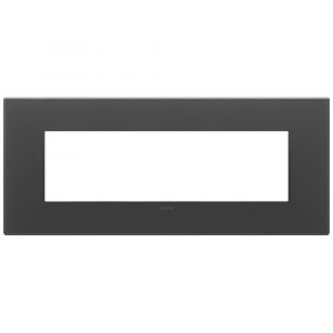 Placca 7M Nero Satinato VIMAR 22657.73