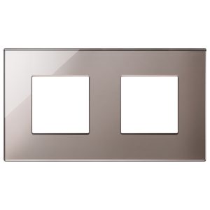 Placca 4M (2+2)Int71 Bronzo Lucente VIMAR 22643.76