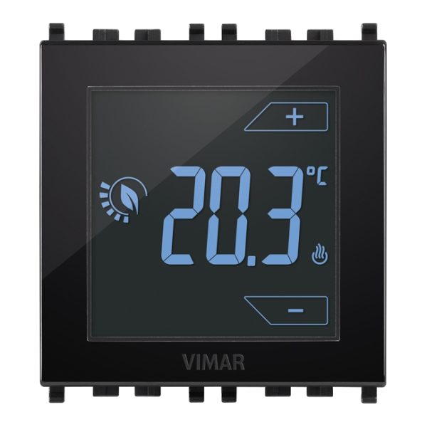 Termostato Touch 2M 120-230V Nero VIMAR 02950