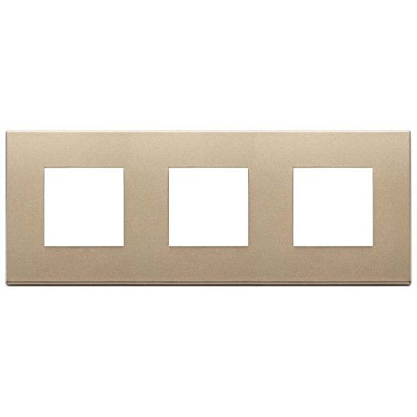 Placca 6M (2+2+2) Int71 Oro Satinato VIMAR 22644.88