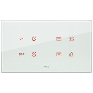 Placca 5Mbs (2+Blank+2) Acqua VIMAR 21667.71
