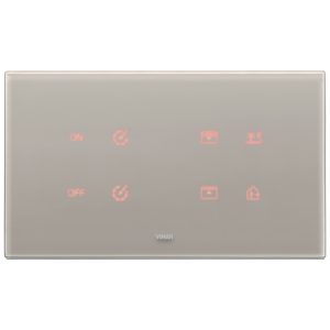 Placca 5Mbs (2+Blank+2) Grigio Perla VIMAR 21667.73