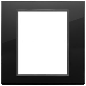 Placca 8M Nero Totale Diamante VIMAR 21668.88