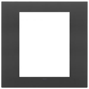 Placca 8M Nero Satinato VIMAR 22668.73