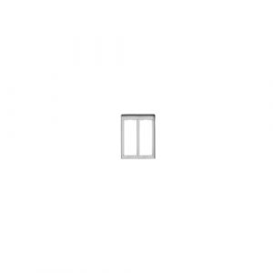 Cornice Per 2 Placche 2M Alluminio VIMAR C322