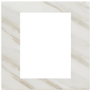 Placca 8M Bianco Calacatta VIMAR 22668.51