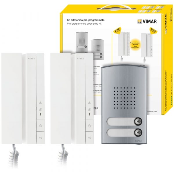 Kit Citofonico Bifam. Voxie 40540+40142 VIMAR K40540.E2