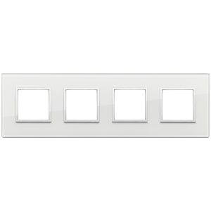 Placca 8M (2+2+2+2)Int71 Bianco Diamante VIMAR 21669.70