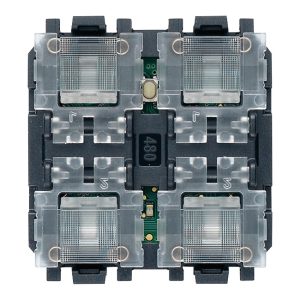 Comando Domotico 4 Pulsanti Ampl.1+1W 2M VIMAR 30484