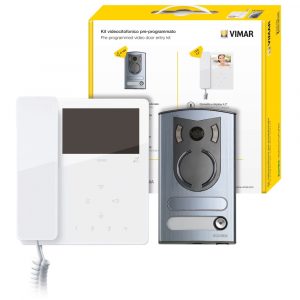 Kit Videocitofono Mono Bi Famigliare 4,3 In Tab + 13F2.1 VIMAR 7549/M