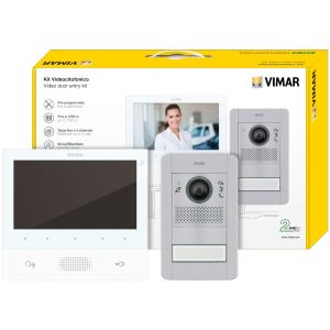 Kit Video Citofono Mono Bifamigliare Tab 7 B.+41005 VIMAR ELVOX K40505G.01