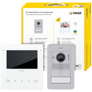 Kit Video Citofono Mono Bifamigliare Tab 5S Up Wi-Fi + 41005 VIMAR K40515G.01
