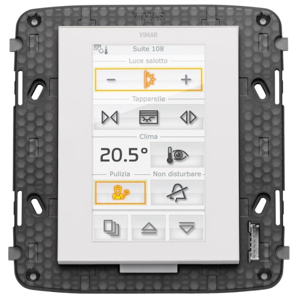 Touch Screen Knx 4,3In Full Flat Bianco VIMAR 21848.1.B