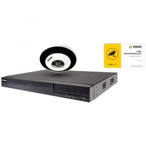 Kit Nvr 16Ch E Telecamera Fisheye 5Mpx VIMAR 46KIT.1634E
