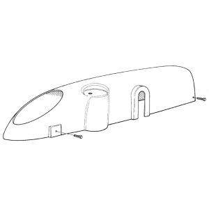 Coperchio Motore OTTO Ricambio Originale NICE BPCOR02.4540