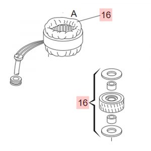 Motore Statore Elettrico Per 844 3Ph 400V Ricambio FAAC 63003163