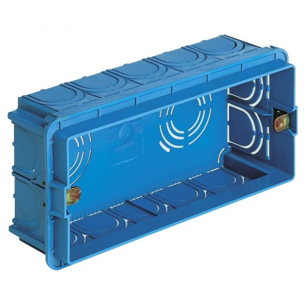 Scatola Incasso Rettang. 5M Azzurro VIMAR V71305