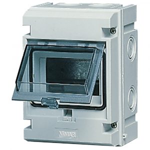 Centralino Parete 5M Ip55 +Pt Grigio VIMAR V51005