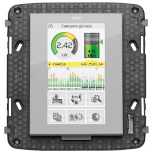 Touchscreen Domotico 4,3 Fullflat Neutro VIMAR R21511.1.BN