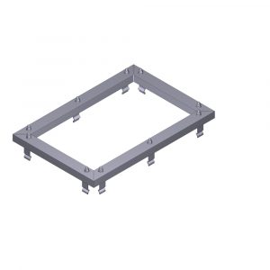 Base Ancoraggio Barriera - G12000 Ricambio CAME  119RIG104