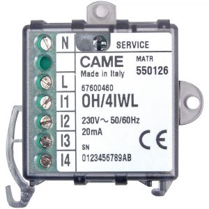 Modulo 4 Ingressi Digitali Radio CAME BPT OH/4IWL 67600460