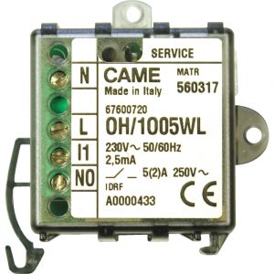 Modulo 1 Uscita 5A Radio CAME BPT OH/1O05WL 67600720