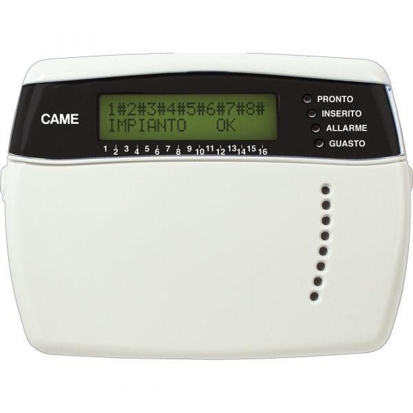 Tastiera Lcd Da Parete Antifurto Antintrusione CAME PXKD 846CA-0010