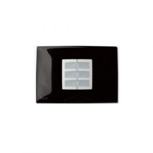 Placca a Parete Rettangolare Nero Confezione 10pz NICE OPLA WRB