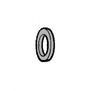 Rondella Dentellata Esterna D.E.=11 D.I.=4 S=2 Ricambio Originale NICE R04A.5120