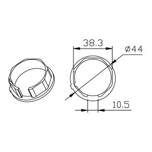 Ottagonale 40X0.6Mm Eccentrico 0.9Mm CAME  001YK4101
