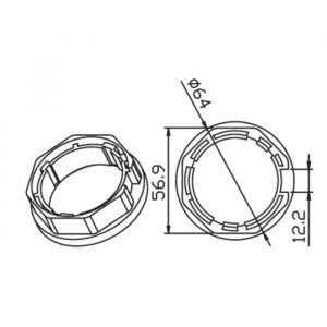 Ottagonale 60X0.8Mm CAME  001YK5102
