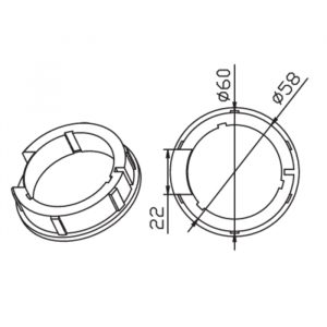 Ogiva Depart 62X0.6Mm CAME  001YK5115