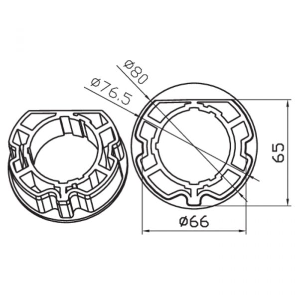 Tondo Z.F. 80X1Mm CAME  001YK5123