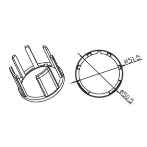 Tondo Deprat 53X0,6Mm CAME  001YK5134