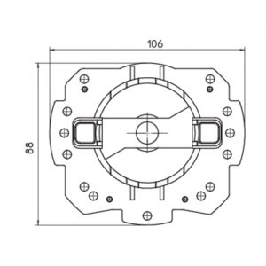 Supporto Rapido Mo Per Fianchetto Zf Max CAME  001YM0113
