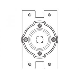 Supporto Rapido In Fe Con Piastra CAME  001YM0159