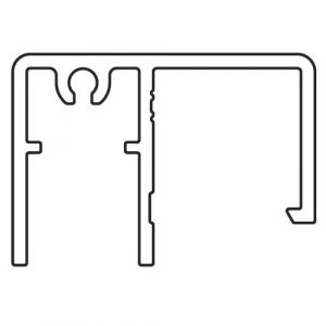 Profilo Verticale Per Anta Fissa L 5200 Mm TK20 FAAC 105803