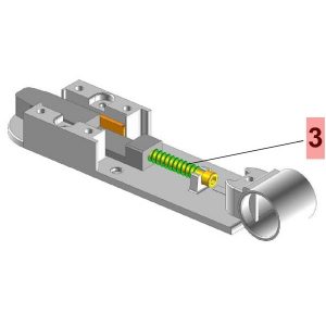 Molla Riarmo Perno Di Blocco Sblocco Manuale S700H S800 Ricambio FAAC 63000216