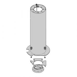 Cilindro Verniciato Dissuasore J200 Ha Ricambio FAAC 63000272