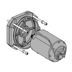 Gruppo Motore Elettrico - Flangia S700H S800H Ricambio FAAC 63000376