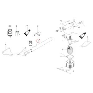 Tubo Completo 414 EURO BAT P Long Ricambio FAAC 63001588