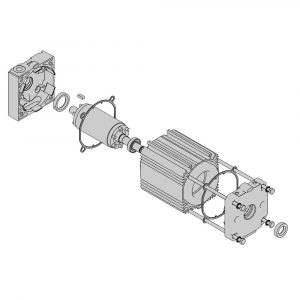 Gruppo Motore Elettrico 540 541 Mercury Ricambio FAAC GENIUS 63003156