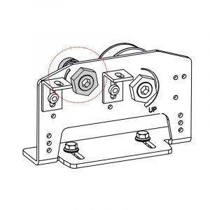 Gruppo Rullino Di Appoggio Porta Automatica 930 Ricambio FAAC 7061545