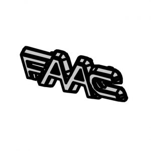 Gruppo Targhetta Logo Faac Piccolo 2003 Per Carter Motore Ricambio FAAC 7324755