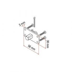 Perno Quadro Per Motore FAAC 132309
