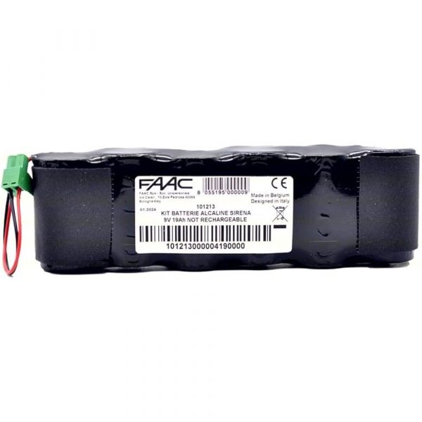 Kit Batterie Alcaline Sirena Ricambio FAAC 101213