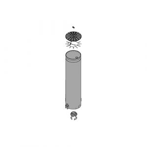 Cilindro Inox J355 M30 - Testata FAAC 63000331