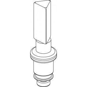 Registro Sblocco Triangolare Allungato Optional FADINI 224111 Ricambio Originale