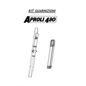 Kit Serie Guarnizioni Aproli 480 FADINI 480105 Ricambio Originale